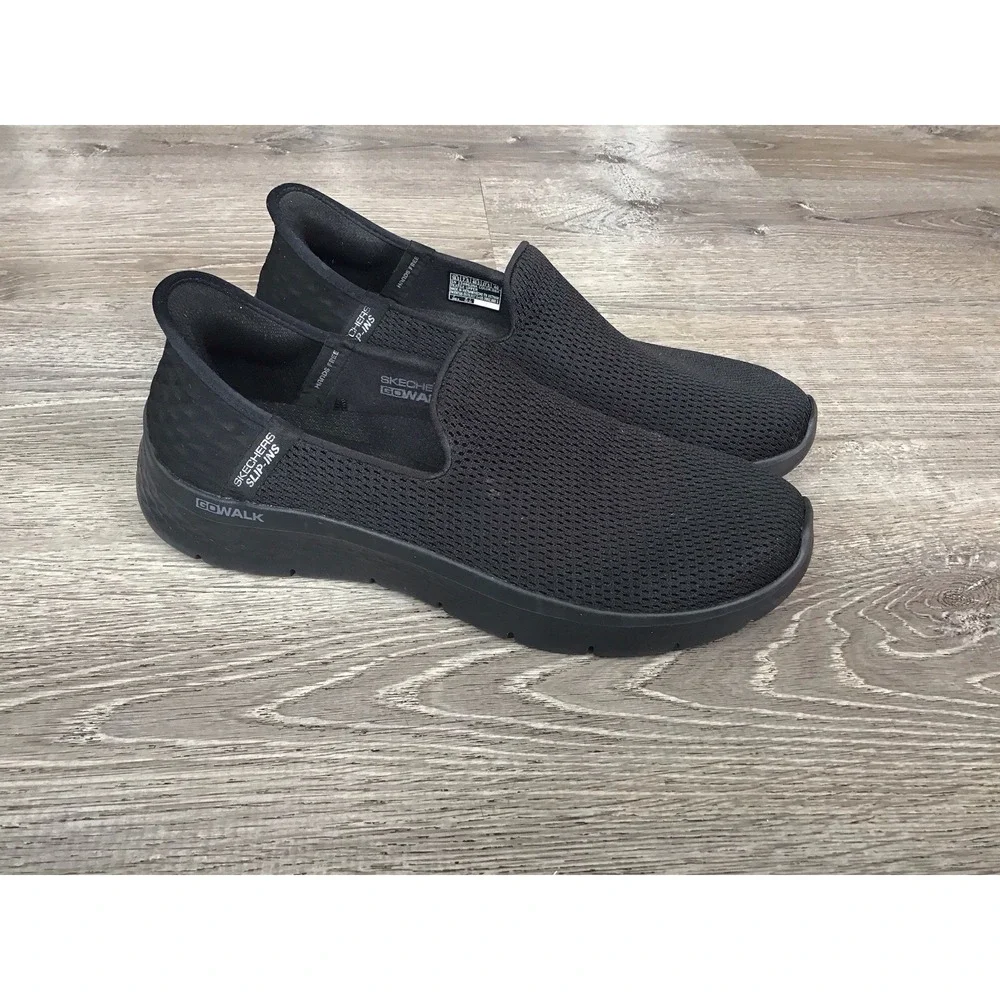 Skechers Women's Size 10.5 Slip-ins Virtue Sleek Slip On Sneakers Black 124963NA